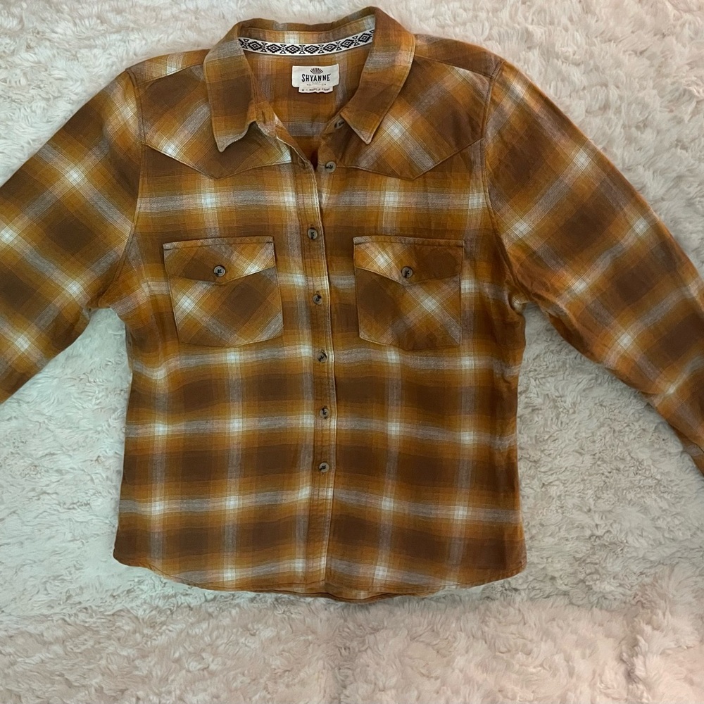 Shyanne Botton Down Long Sleeve Western Style